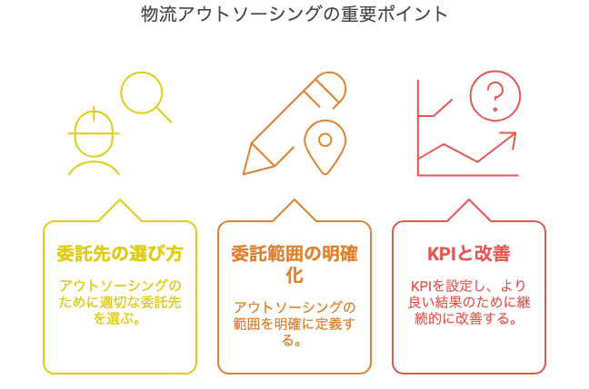 物流アウトソーシング導入成功のポイント