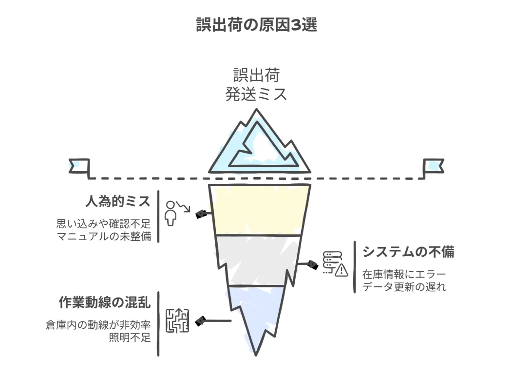 誤出荷の原因3選