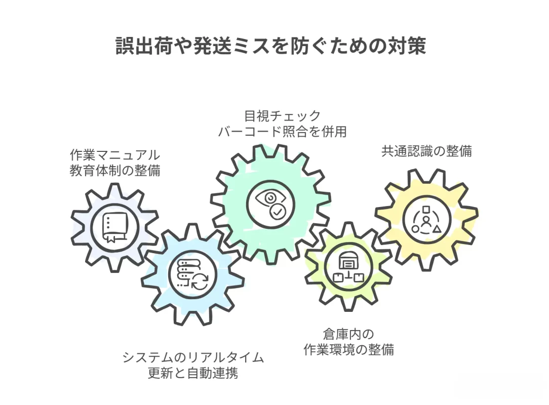 誤出荷や発送ミスを防ぐための基本対策5選